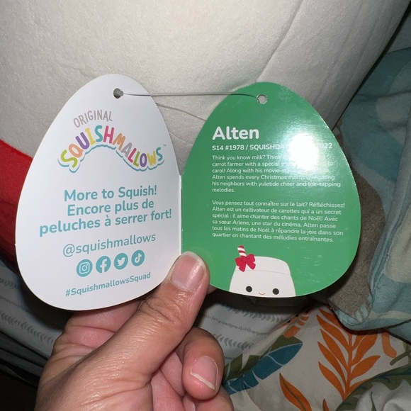 New 14” Alten the Milk for Santa Squishmallows - Picture 10 of 11